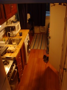 Intérieur du bateau à Boston