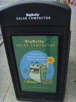 BigBelly Solar Powered Trash Compactor