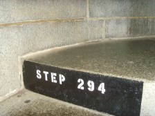 Bunker Hill Monument last stair