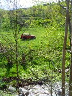 Voiture sous-bois Dornas