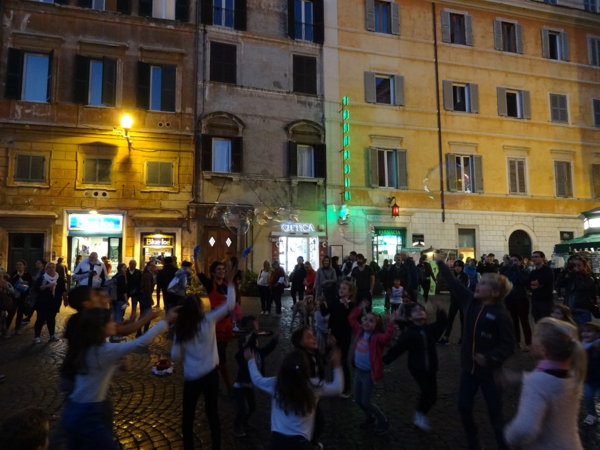 Bulles de joie à Trastevere