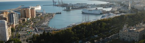 Vue panorama Malaga