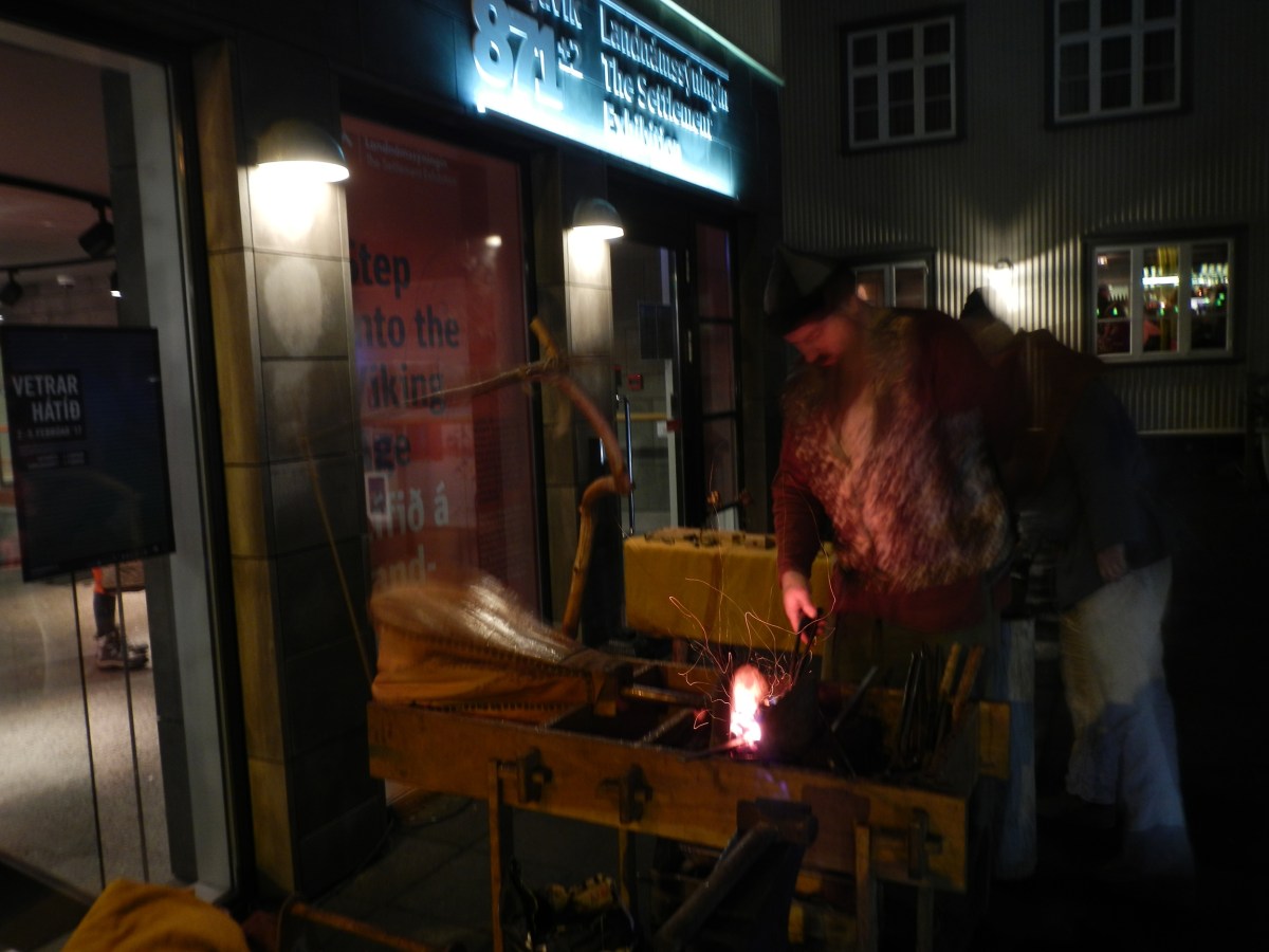 Winter Lights Festival Museum night farmer viking